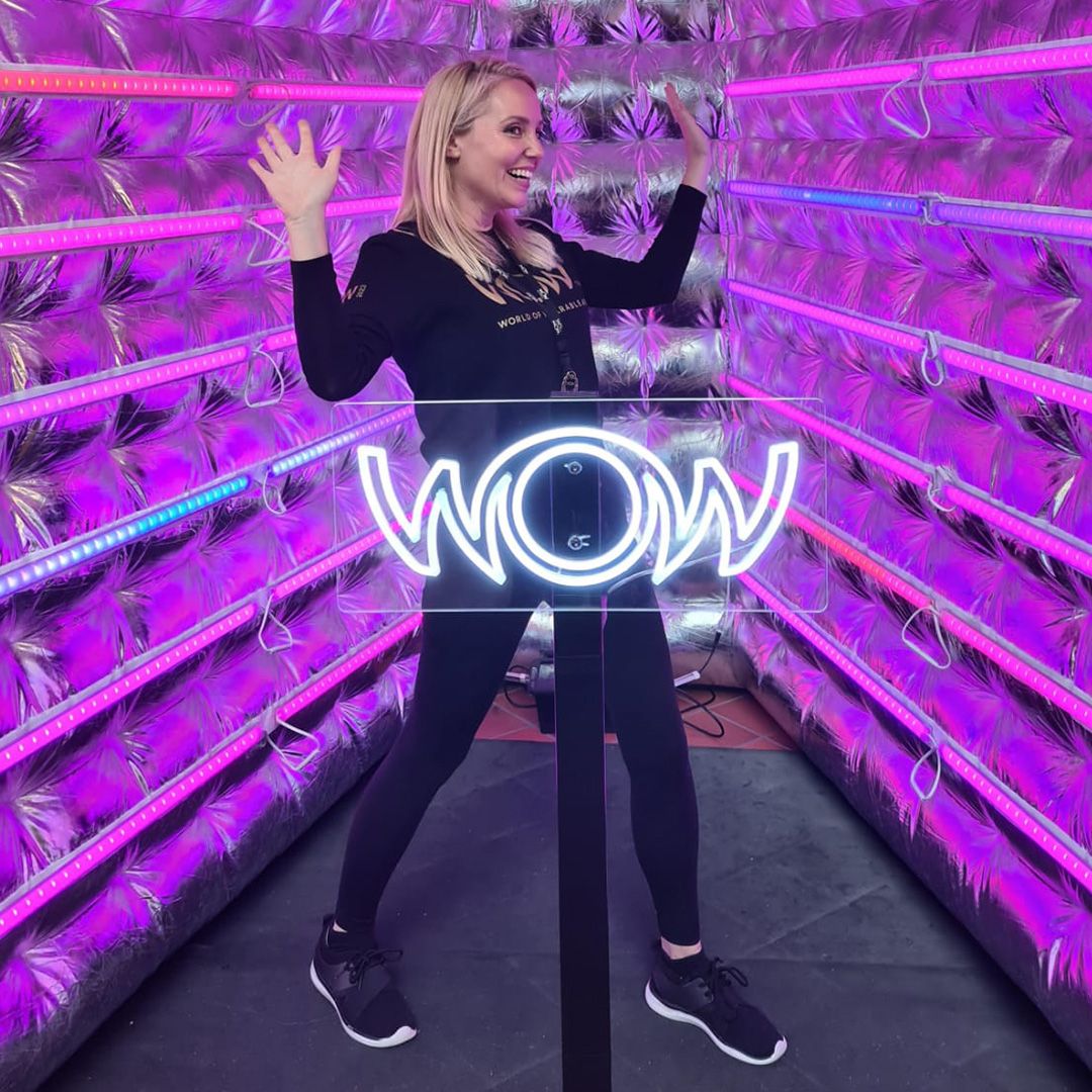 Haylee Eagle behind the scenes at WOW